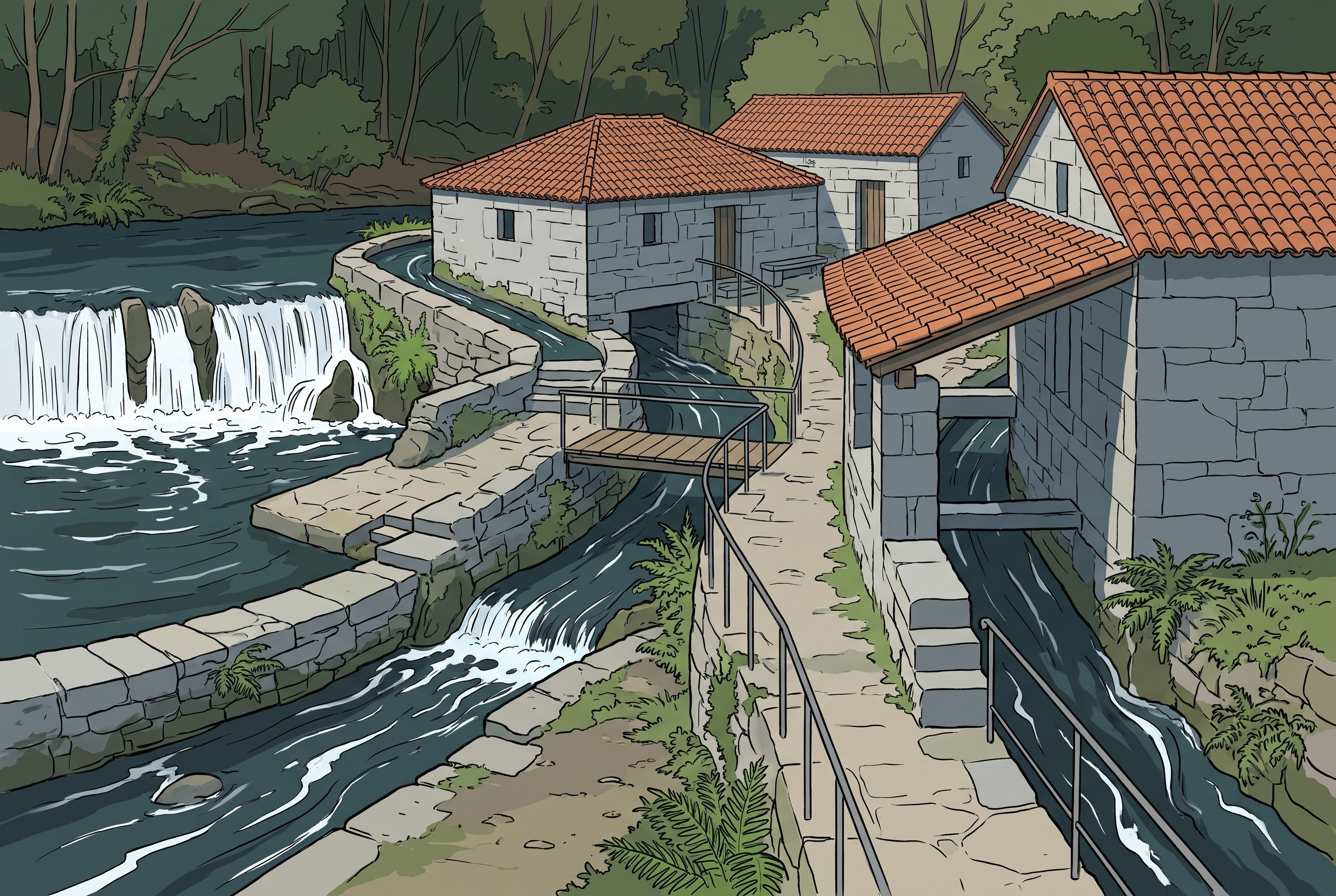 Arquitectura productiva del agua en A Coruña