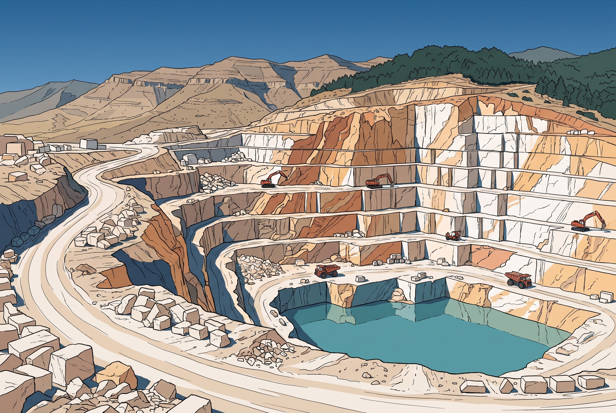 Del bloque a la forma: mármol, cantería y escultura en Almería