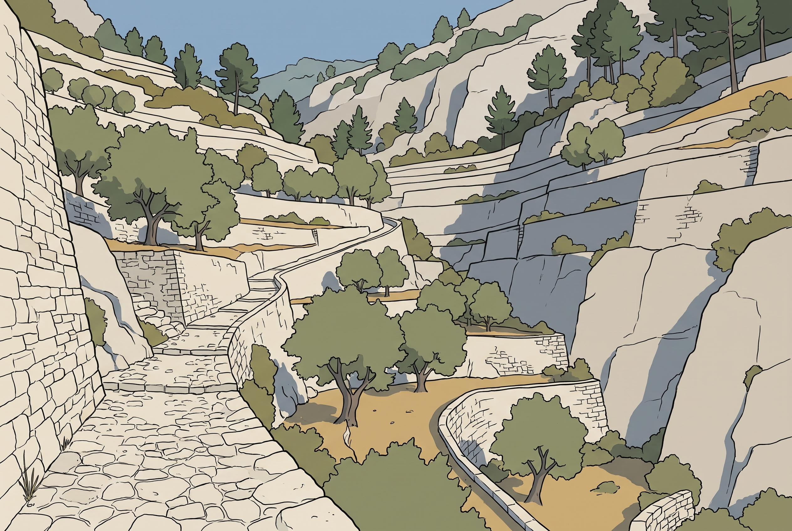 Arquitectura de piedra en seco en la Serra de Tramuntana