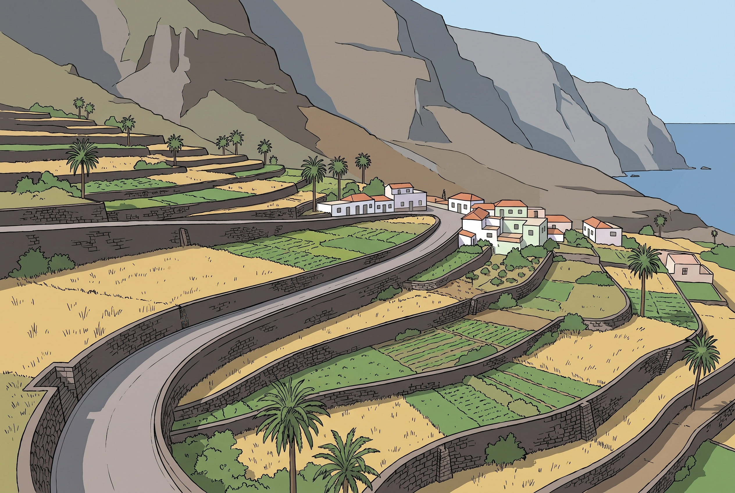 Paisajes agrarios de Santa Cruz de Tenerife