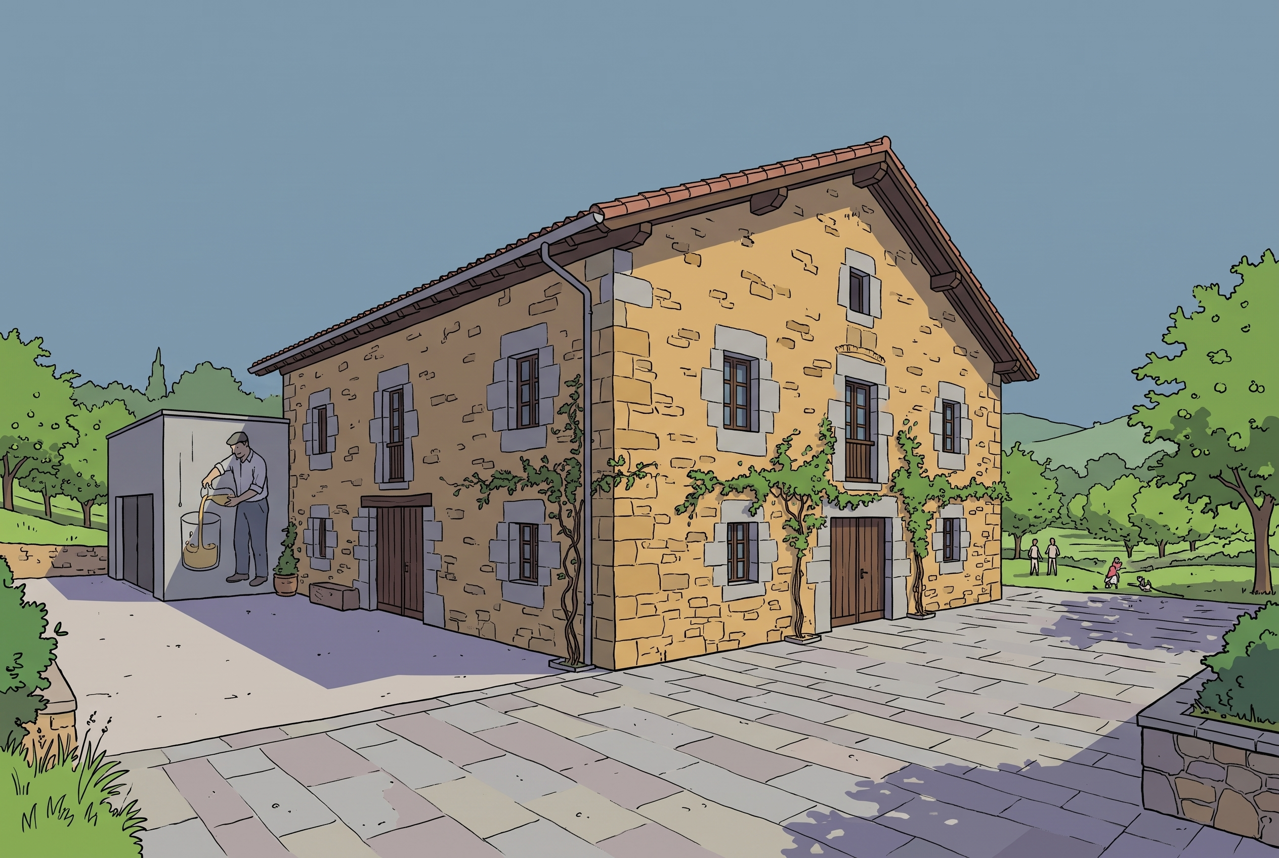 Petritegi: del caserío de 1526 al txotx