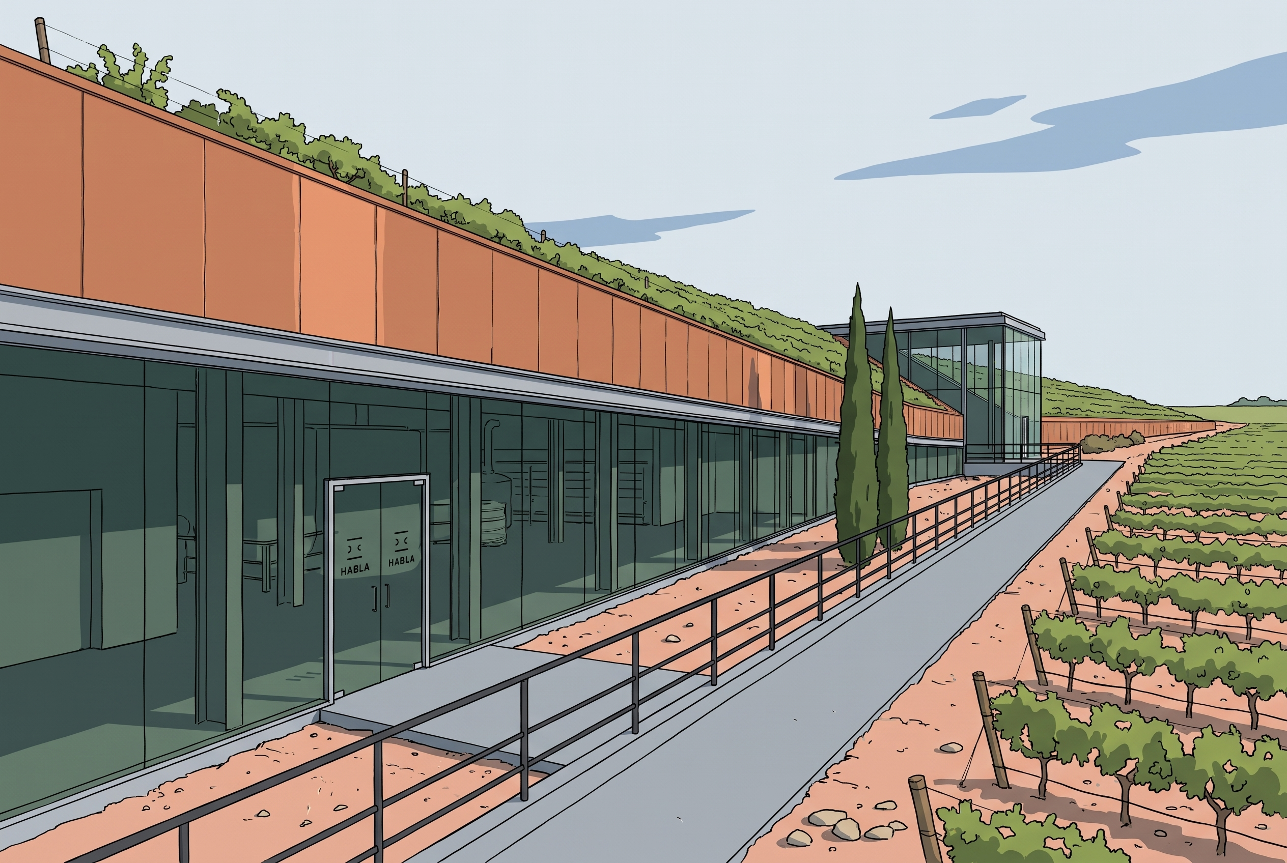 Bodegas Habla: arquitectura bajo el viñedo