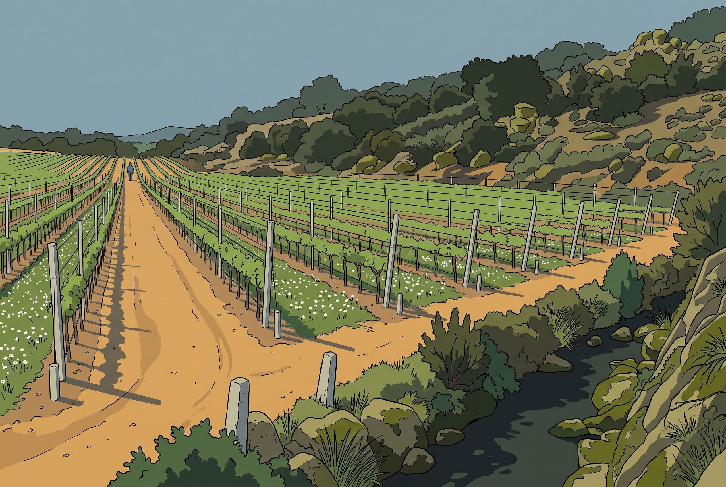 Costers del Sió: parcelas, agua y elaboración en Finca Flix