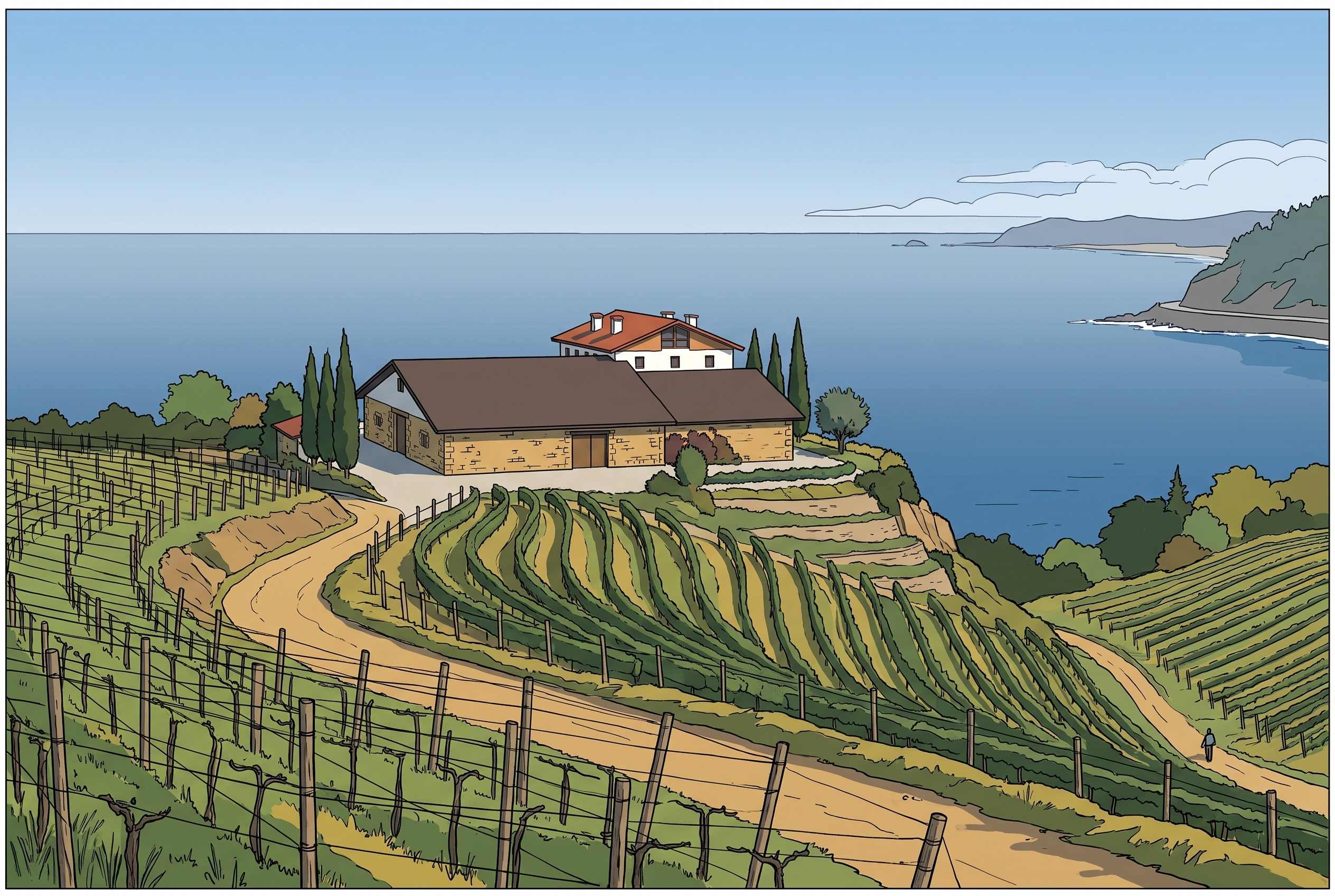 Txomin Etxaniz: del viñedo de Getaria a la bodega
